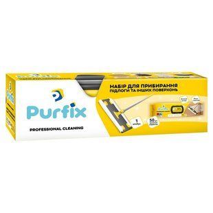 Набір для прибирання Purfix (серветки+швабра) 21454 фото
