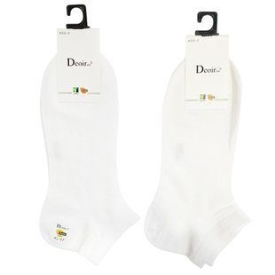 Шкарпетки чол Deoir 330 білі короткі сітка 41-47р 10пар 23463 фото