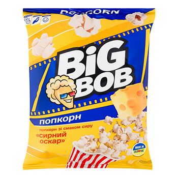 Поп-корн 24*80гр BIG BOB Cир 60 фото