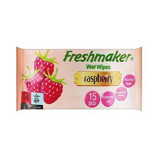 Серветка волога FRESHMAKER FRUIT 15шт 26095 фото