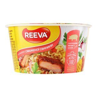 Лапша Reeva Свинина Тарілка 75г 51816 фото