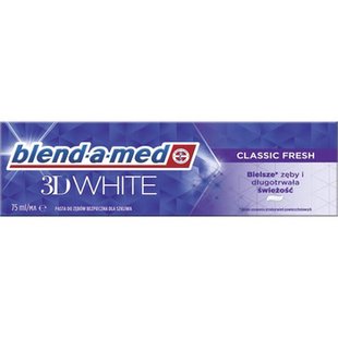 Зубна паста BLEND-A-MED 3D White Classic 12*75мл 98969 фото