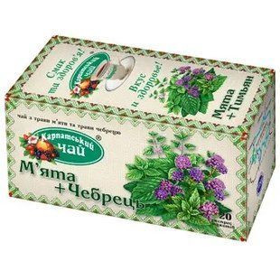 Чай Карпатський Чебрець/Мята 20п 18188 фото
