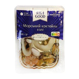 Морепродукт Морський Коктель 130г ФішГуд 24653 фото