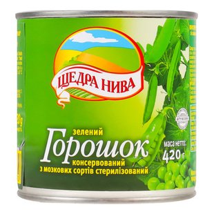 Горошок З/Б Щедра Нива 12*420г 12330 фото