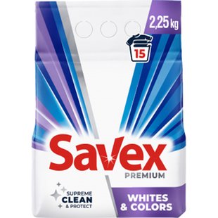 Порошок SAVEX автомат Whites&Color 6*2.25 кг 97377 фото