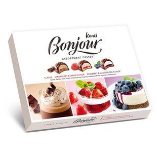 Цукерки Коробка Десерт Бонжур Асорті 348г 11279 фото